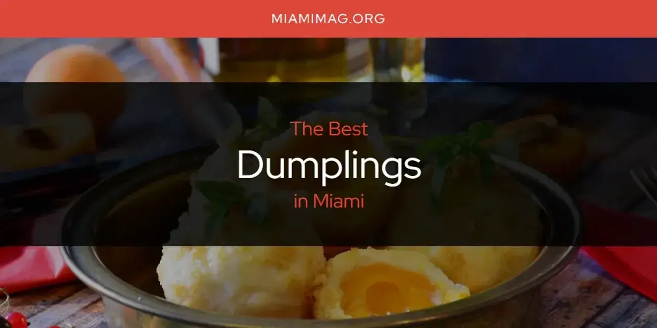 The Absolute Best Dumplings in Miami  [Updated 2024]