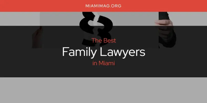 The Absolute Best Family Lawyers in Miami  [Updated 2024]