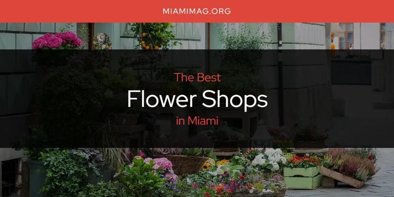 Miami's Best Flower Shops [Updated 2024]