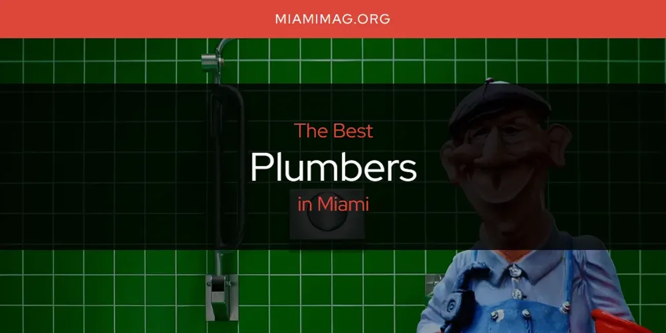 Miami's Best Plumbers [Updated 2025]